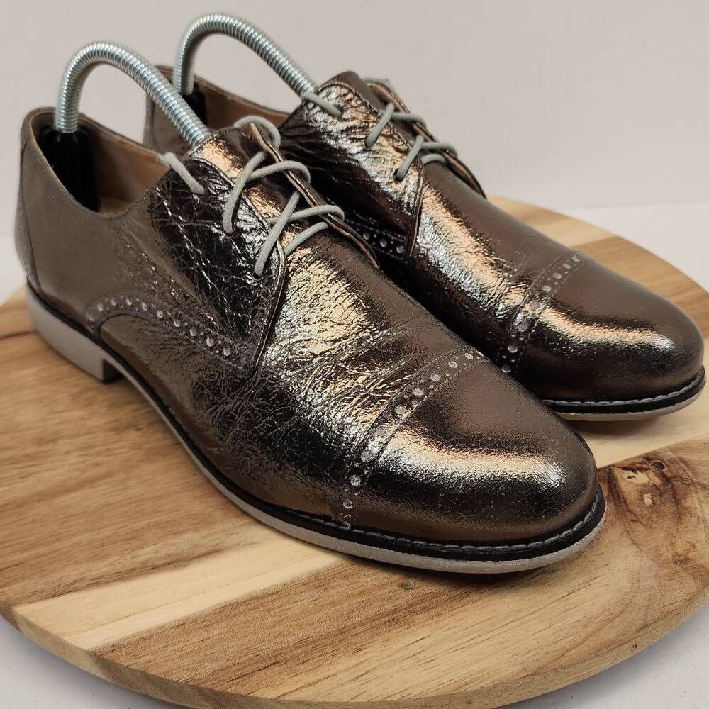 Cole Haan Gramercy Derby Bronze Women's Size 10 C - Picture 3 of 10